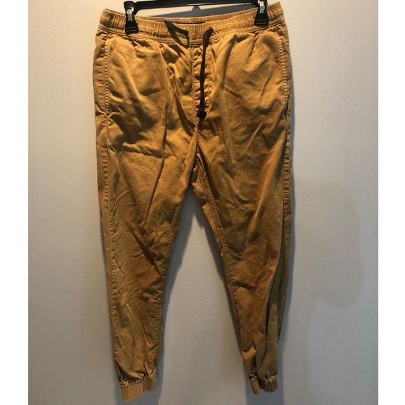 Tan American Eagle Cargo Jogger Pants Men Sz Small - Picture 1 of 4